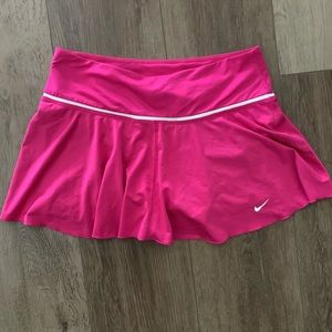 Nike Dri-FIT Flounce Tennis Skirt S - Hot Pink